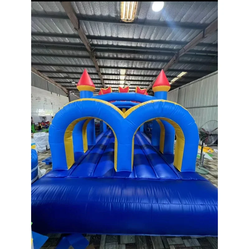 Trampoline Jump Castle Commercial Grade PVC Inflatable Bouncer Jumping Castle with Slide Infant Toy for Kids air Blower