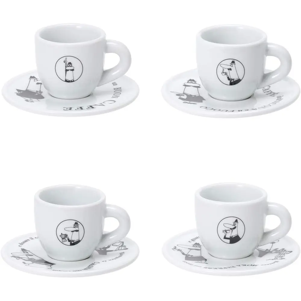 

Набор чашек с блюдцами Uncle White Coee Cup Set o 4 Y0TZ033