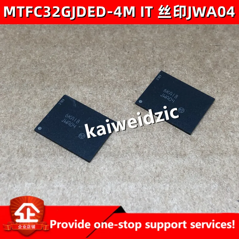 kaiweikdic New imported original MTFC32GJDED-4M IT Screen printing JWA04 BGA169 Memory IC