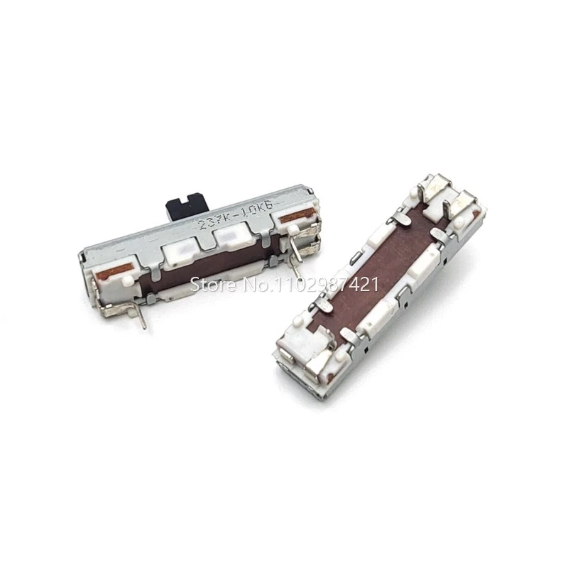 1 Piece 3CM RS151113JA02 Sliding Potentiometer Single B10K Mixer Microphone Volume Adjustment Straight Slide Fader Handle 5MM