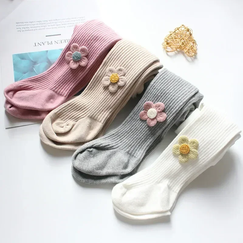 Baby Tights Children age season With Thick Cotton Pure Render Children Pantyhose Girls Baby big pp even foot tights