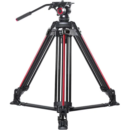 miliboo MTT605B Carbon Fiber Video Tripod Kit with Ground Spreader