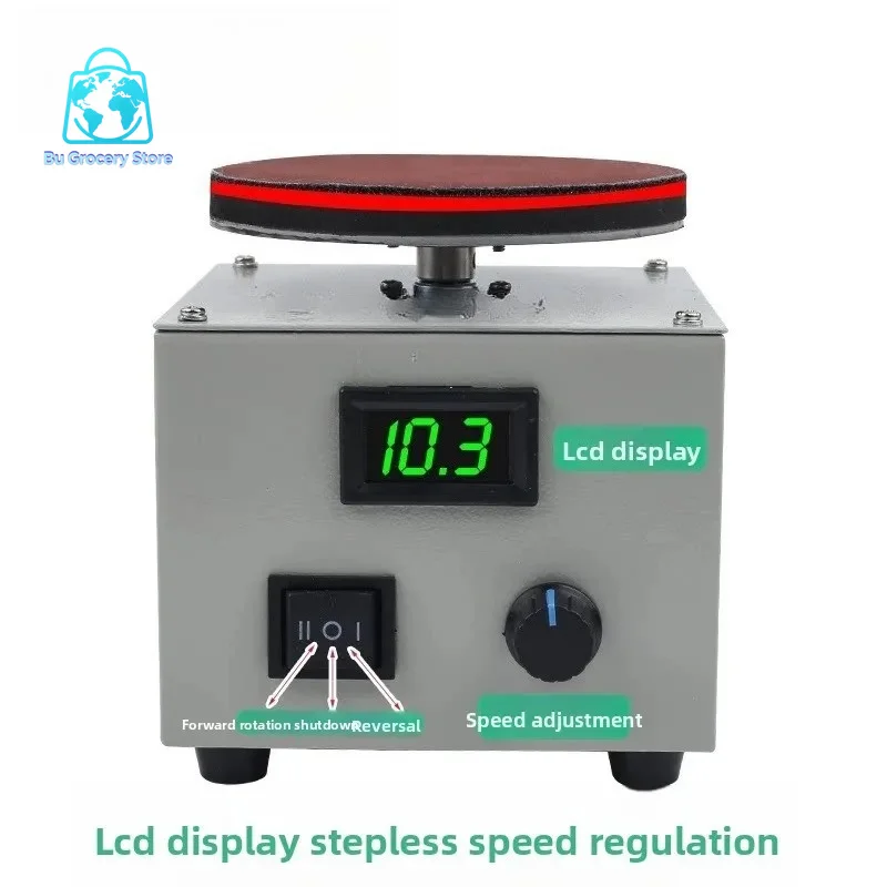 Small four-inch five-inch six-inch sander sandpaper sticky disc mill electric multi-function polishing machine