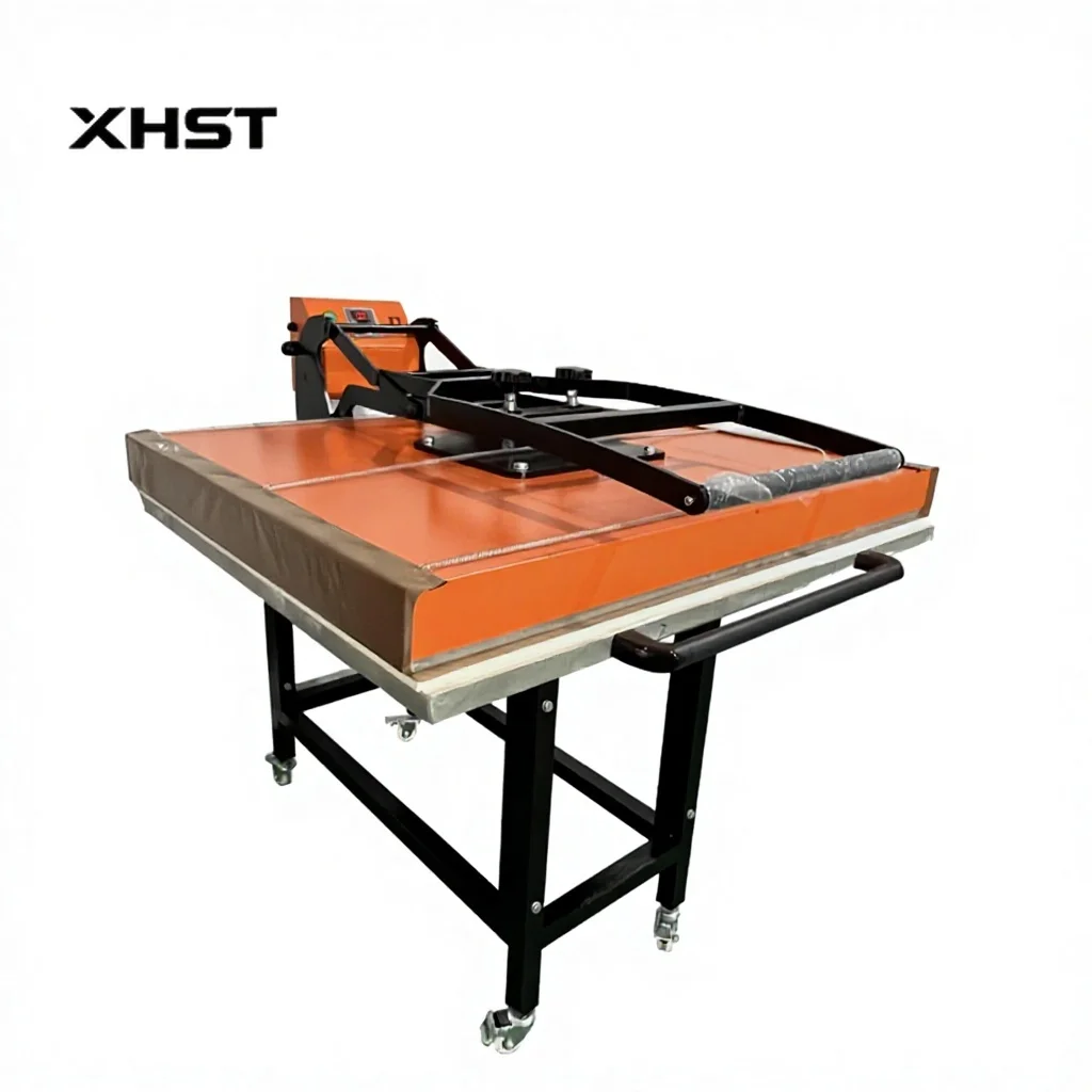 MK-A 8010 Manual 80x100cm 31X39 Inch Large Sublimation Heat Press Machine High Efficiency Garment Fabric Textile