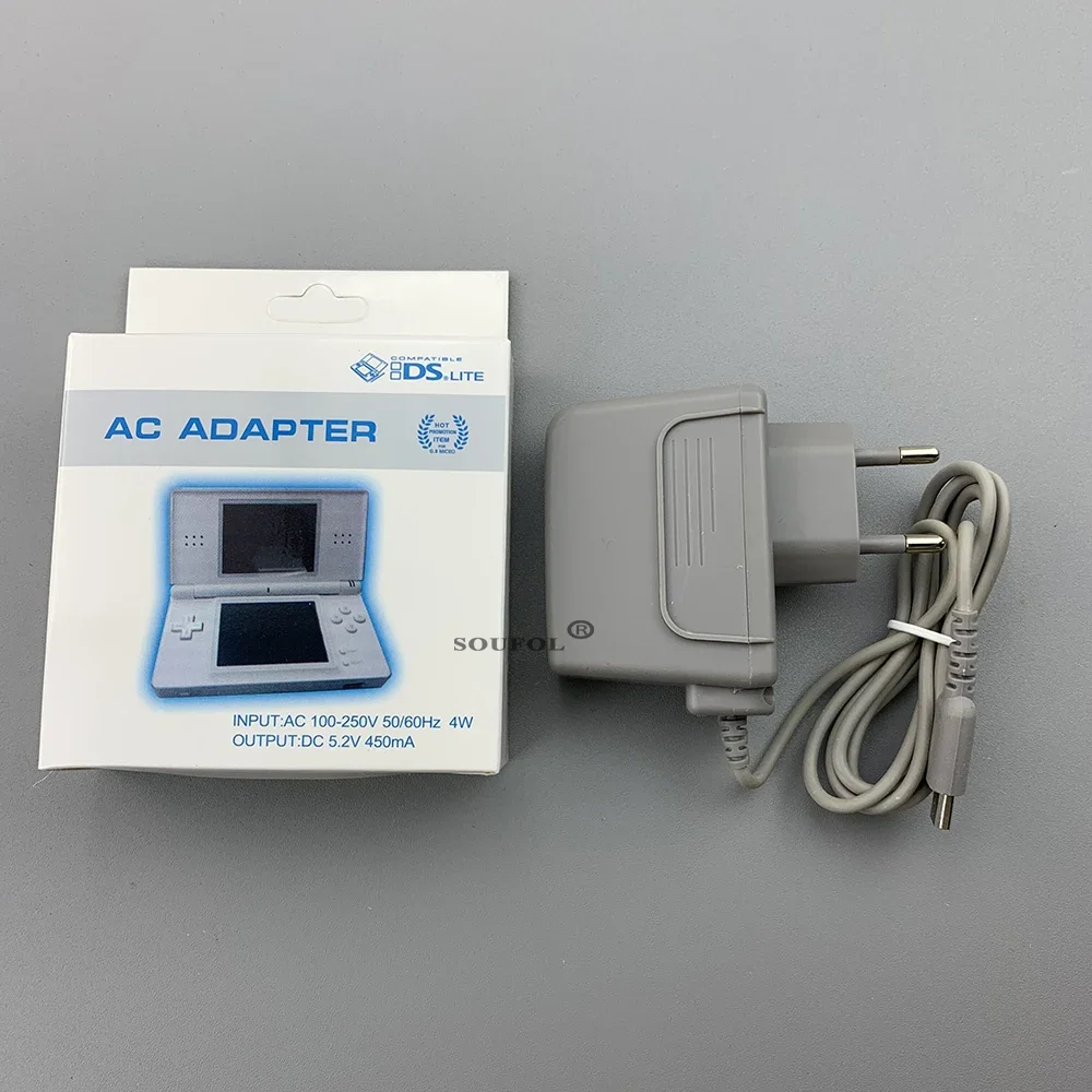 AC 100-240V Travel Wall EU US Plug Charger Adapter Power Supply for Nintendo DSL DS Lite NDSL AC Adaptor Accessoires