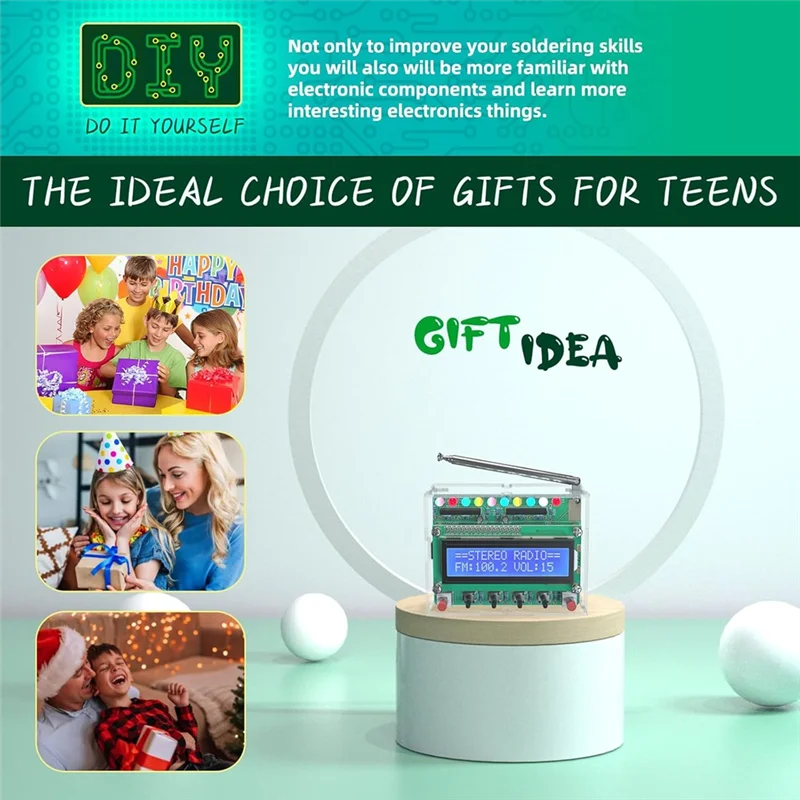 【NEW】FM Radio Kit DIY Soldering Projects Radio For Learning Teaching STEM Education Ideal Gift For Family And Friends
