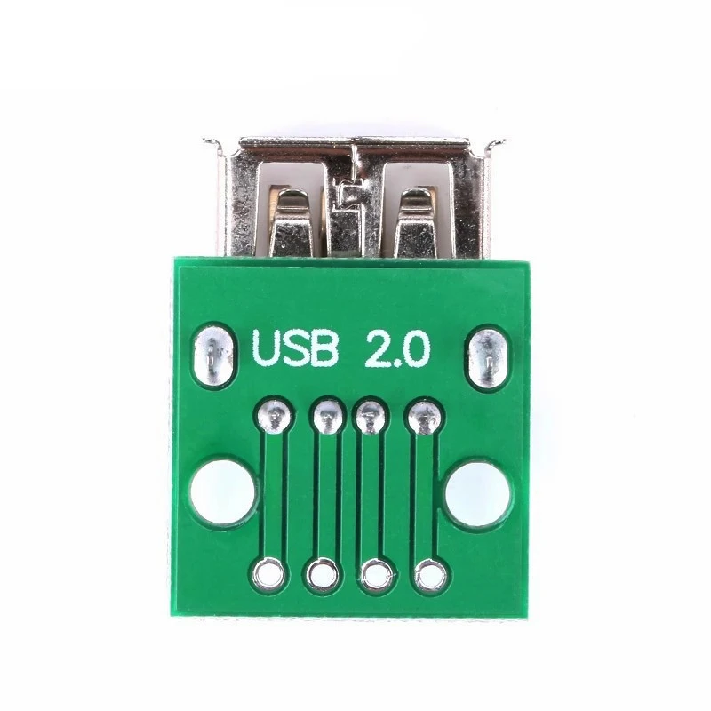 1/5/10pcs Type A USB Female To 4p DIP 2.54MM PCB Board Adapter Converter USB Connector USB Female For Arduino