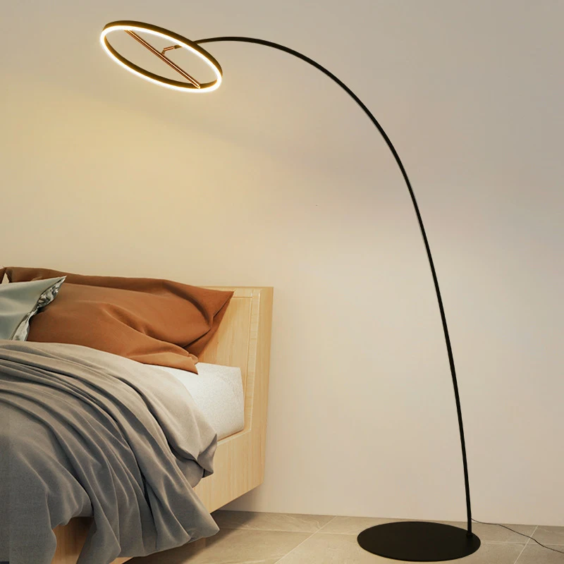 Belle Nordic Vissen Vloer Lamp Modernfamilie Woonkamer Naast De Bank Creatieve Led Minimalisme Staand Licht