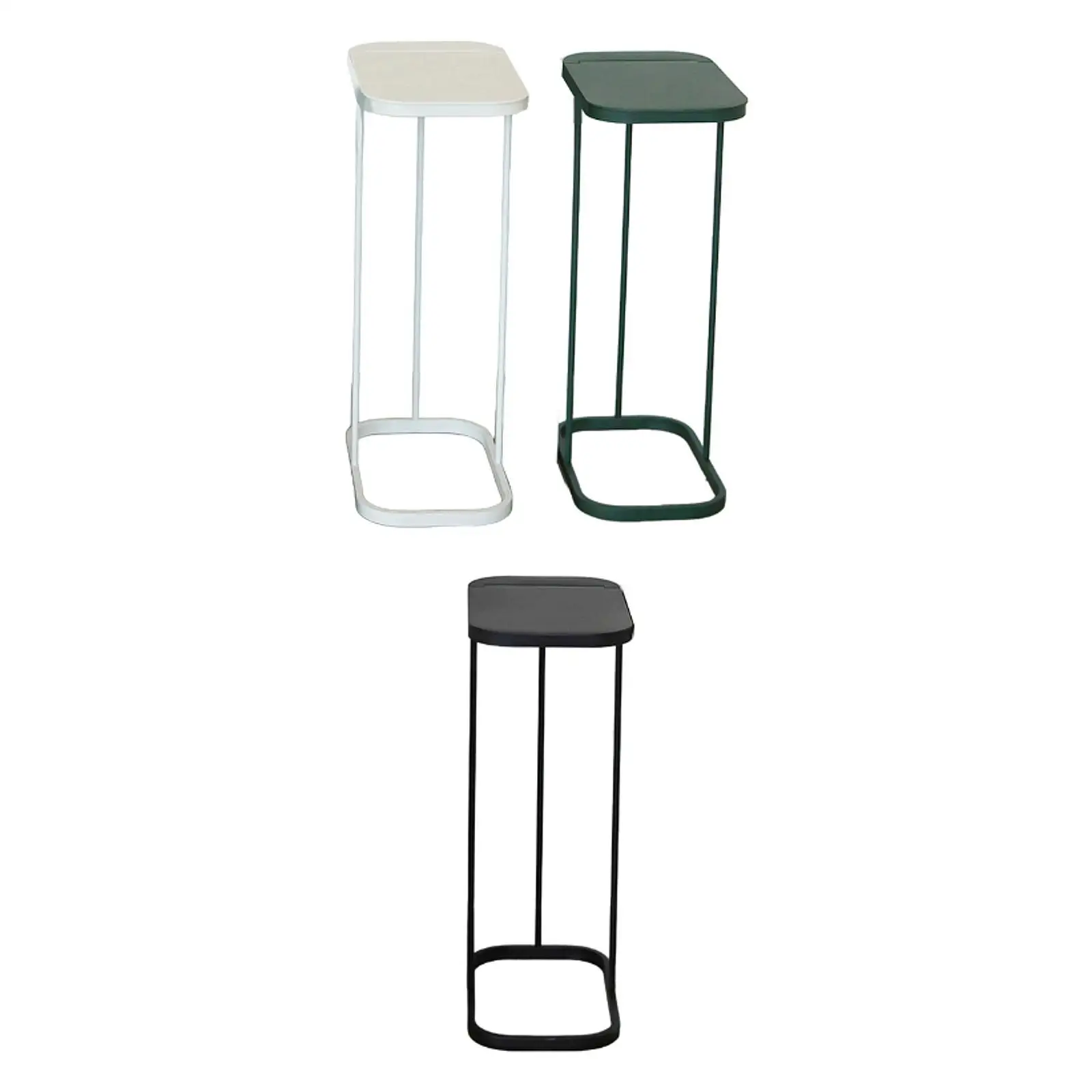 Portable Trash Bag Holder Trashcan Stand Metal Rack Clamshell Hanger Waste Bin Garbage Bag Holder for Home Recycling Indoor