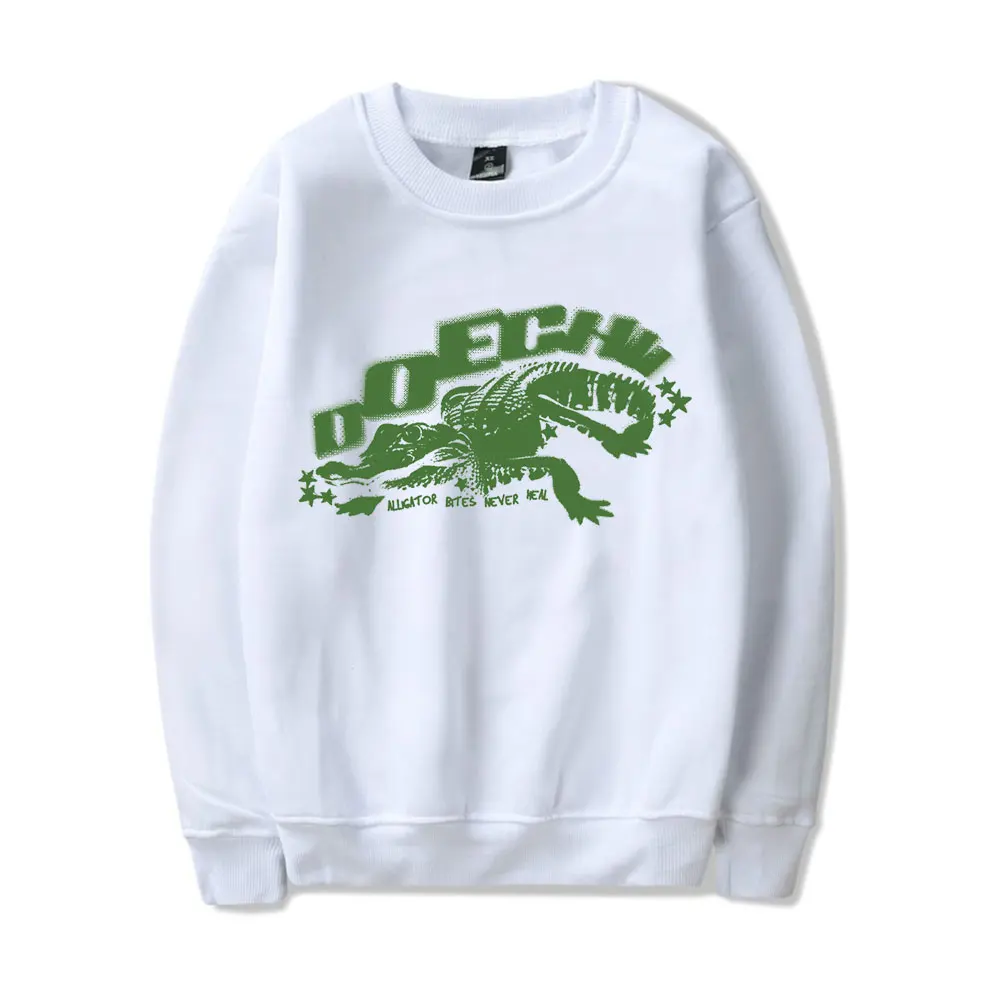 DOECHII Alligator Bites Never Heal Merch Crewneck Sweatshirts Cosplay Women Men Fashion Long Sleeve Outwear Hoodie