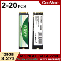 wholesale CeaMere M.2 NGFF 2280 Superfast storage SSD 2PCS 128GB 256GB 512GB 550MB/s Read Speed for Gaming Laptop/PS5/Desktop