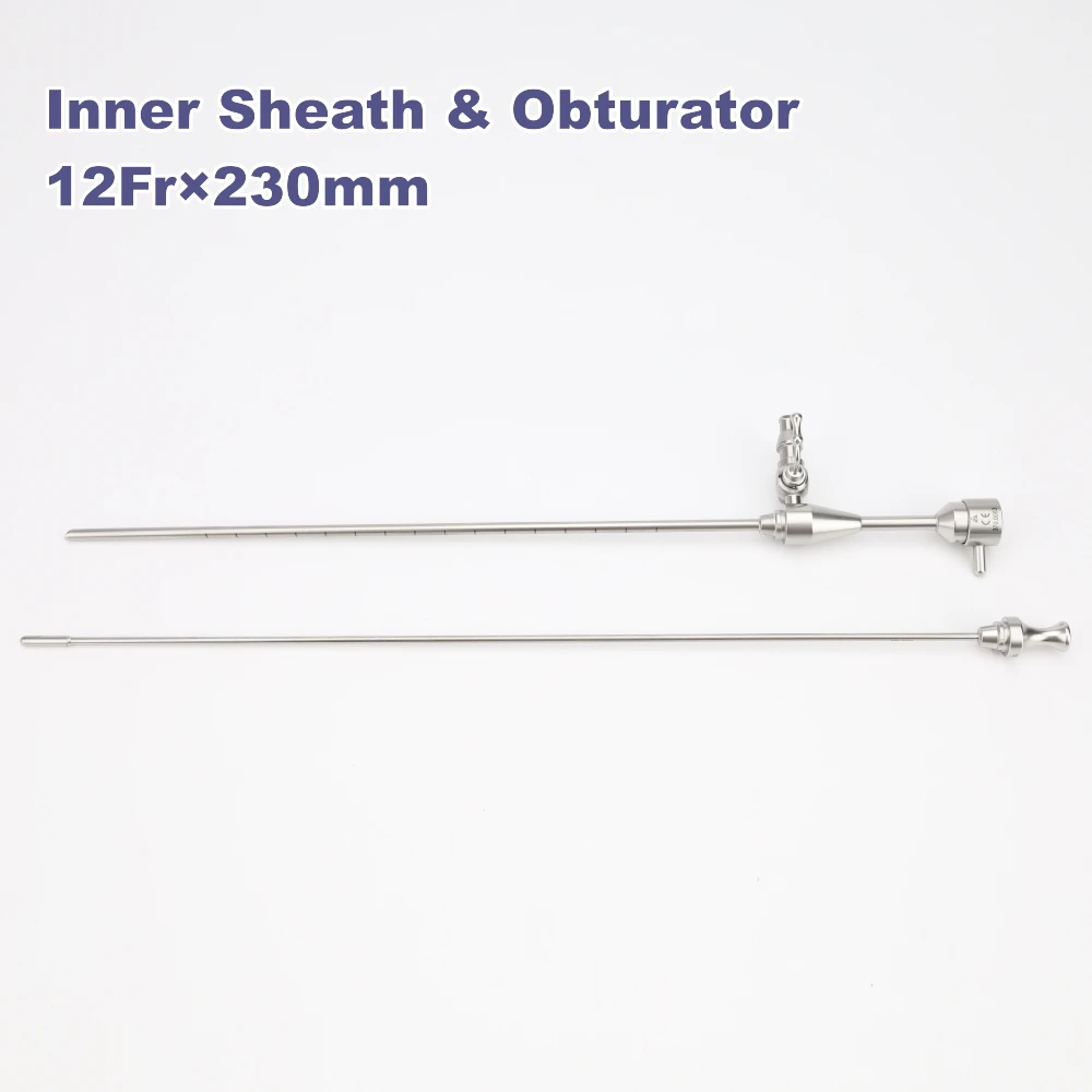 Medical Uteroscope Surgical Rigid Hysteroscope Complete Set for Inspection 30 Degree 3x320mm