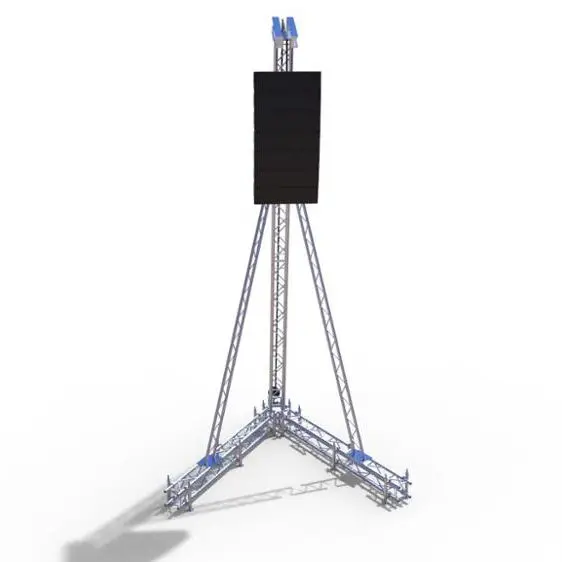 【Direct Factory Sale】Quick Install Hanging Sound And Speaker Truss, Line Array Truss For Sale