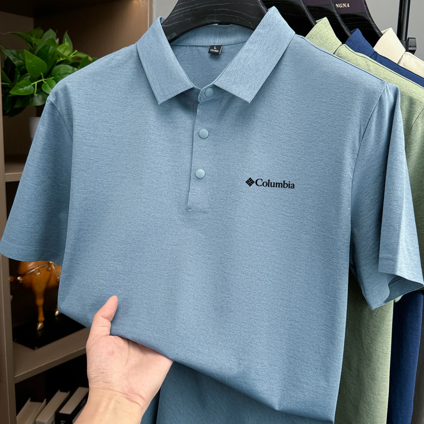 Herren-Poloshirt mit Kragen, Kurzarm, knitterfrei, Business-Casual-Oberteil, Premium-Qualität, Designer-Stil, bestes Preis-Leistungs-Verhältnis – Detail 21