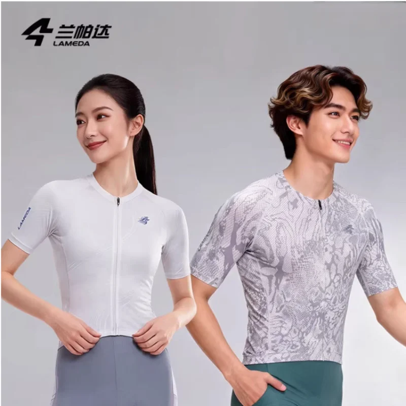 lameda-cycling-short-sleeves-high-elasticity-cycling-jersey-comfortable-breathable-cycling-clothes-for-men-quick-drying-jersey