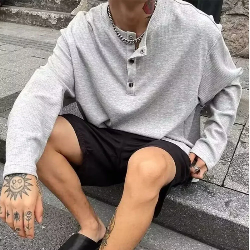 

Casual Events Long Sleeve Shirt Brand New Clothing Button Design Top Casual Fit Polyester Fabric For Daily Wear