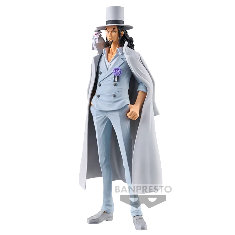 In Stock Bandai BANPRESTO DXF ONE PIECE The Grandline Series Extra Rob Lucci Desktop Doll Anime Action Figure Toy Gift Model