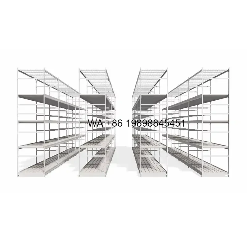 Wmwmnu Indoor Farm Mushroom Racks Growing Shelves System Hydroponic Mobile Racks for Indoor Gardening Plant Cultivation