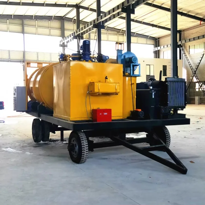 10t/h المحمولة خلاط الأسفلت الساخن مزيج الأسفلت خلط النبات البيتومين دفعة آلة مزيج نبات الأسفلت الصغيرة