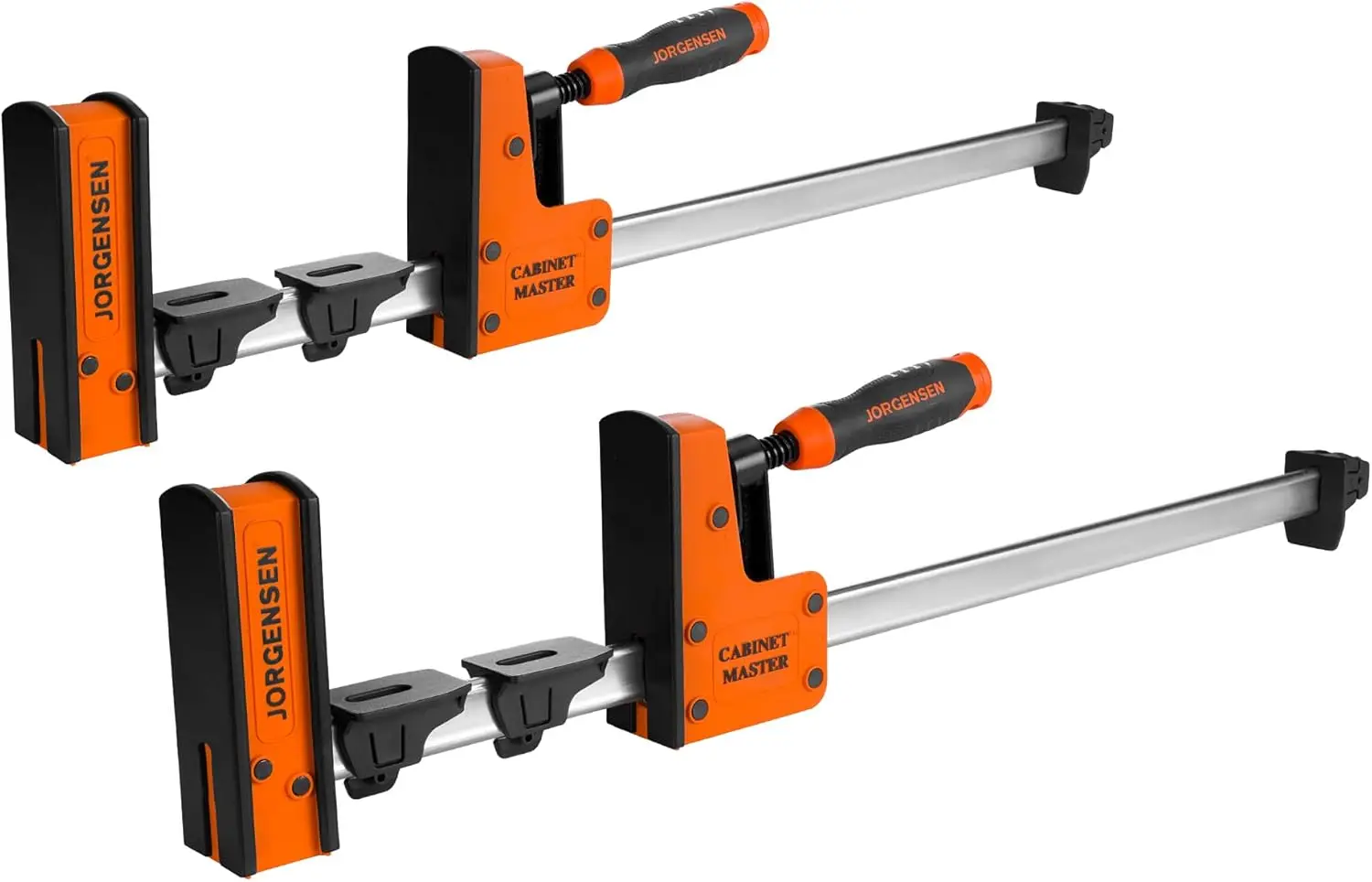 

24-Inch Heavy-Duty Parallel Clamp Set, 2200 lbs Force, Quick Release & Spreader Function for Woodworking, 2-Pack