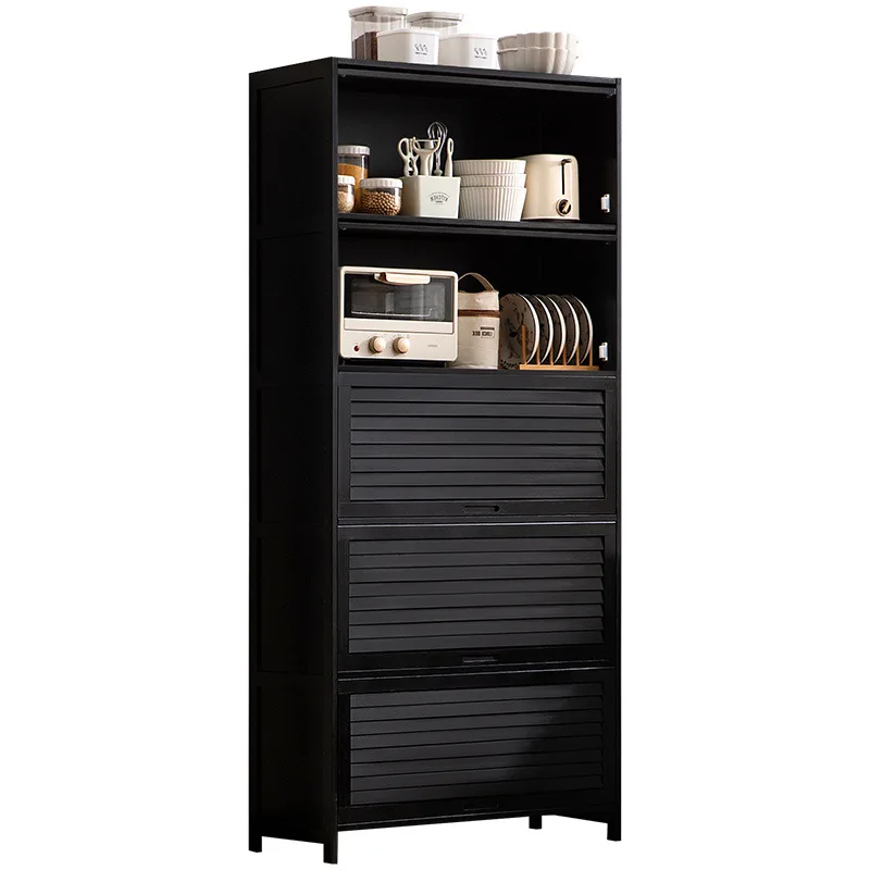 

Household kitchenside tea cabinet living room wall storage cabinet multi-function