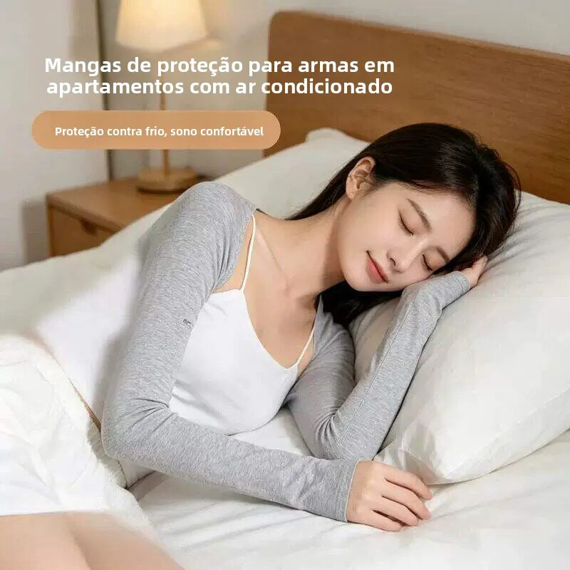 女性用アームスリーブカバー-エアコン付きの部屋での睡眠時間用-肘保護-ショルダーラップ-夏用-産後ケア