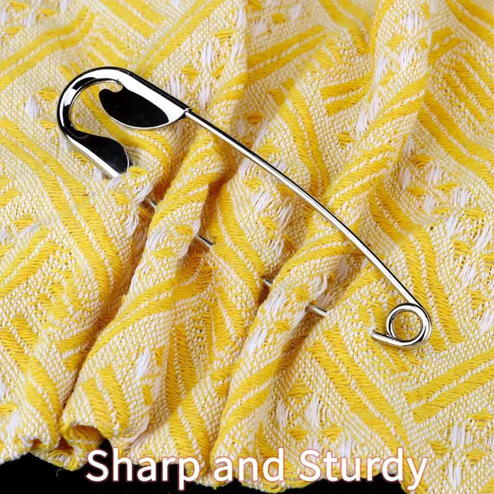 12.8cm Stainless Steel Wrapped Safety Pins Laundry Large Button Pins Large Pins Safety Pin Diy Sewing Tools Accessory