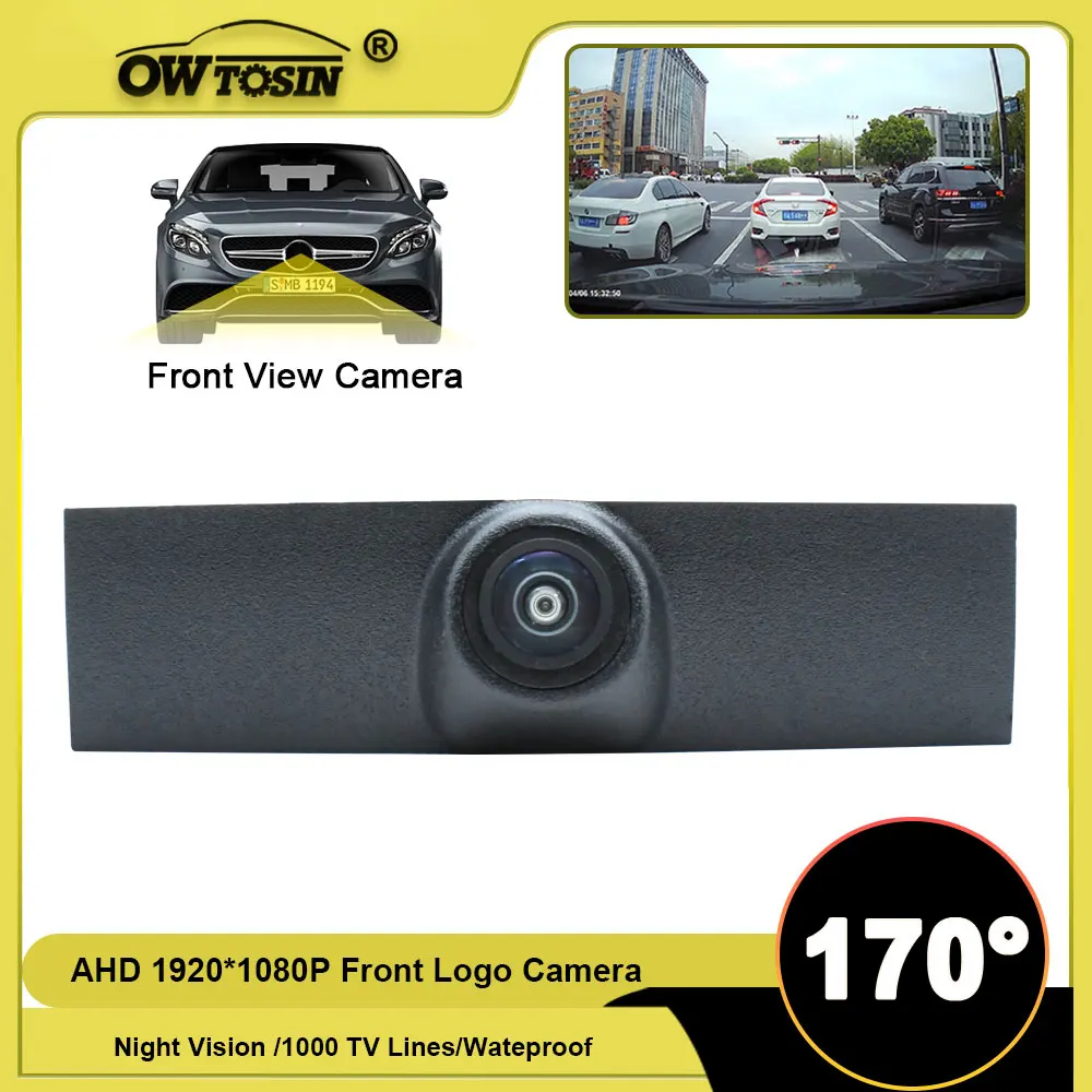 For Volkswagen VW Touareg 7P Facelift 2015 2016 2017 2018 Vehicle Car Camera HD 1920*1080P AHD 170° Front Logo View Camera