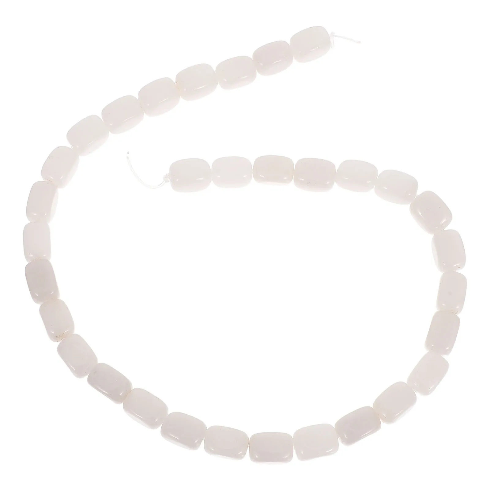 

33Pcs Natural Stone Rectangle Beads Irregular Cuboid Straight Hole for DIY Jewelry Bracelets Necklaces Picture Stone Beads