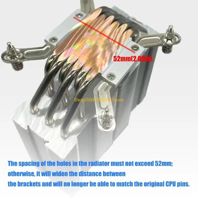 K0EA Precisions Threaded CPU Heatsink Backplanes Fastener Screws Noise Reduced for 1200 115X Quiet Operation