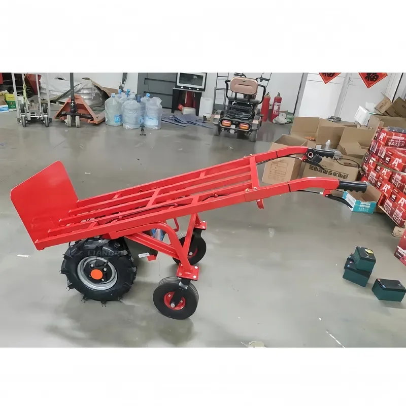 Electric Air Cushion Trolley Transporter Platform for Agricultural and Construction Site Material Handling Heavy Duty Mover