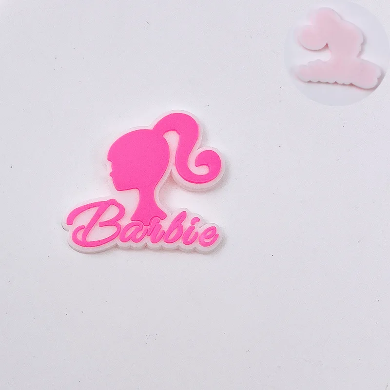 Kawaii Cartoon Animation Pvc Barbie Soft Glue Diy Accessories Mobile Phone Case Patch Hole Shoes Cute Three-Dimensional Stickers