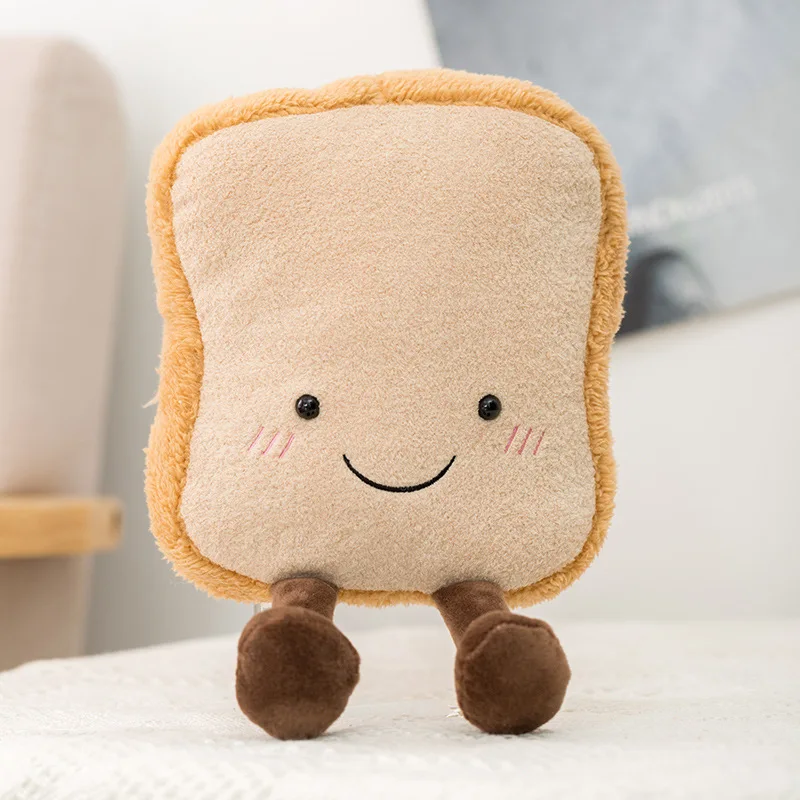 Jelly Cat Bread Doll Creative Soft Cute Little Doll Backpack Pendant Bedroom Ornaments Children'S Birthday Gift