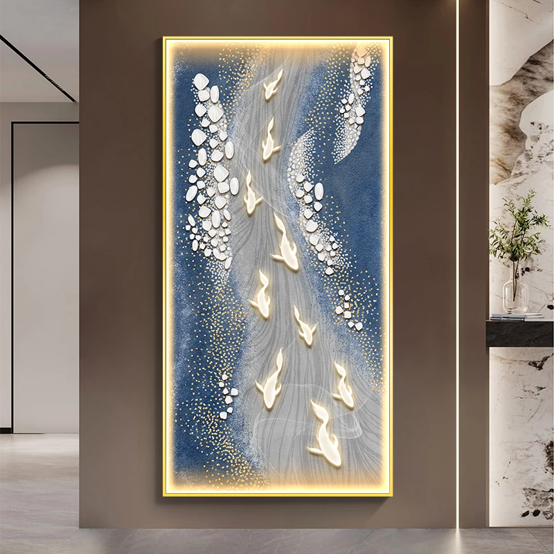 Home Entrance Door Facing LED Wall Lamp Room Interior Wall Lights Hanging  Decoration Decorated Paintings Corridor Background