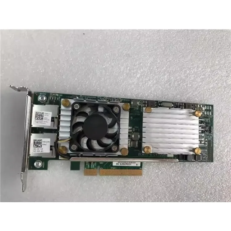 

Parts for/Broadcom 57810S 10Gb dual electrical port 10 Gigabit network interface card 0W1GCR 0HN10N