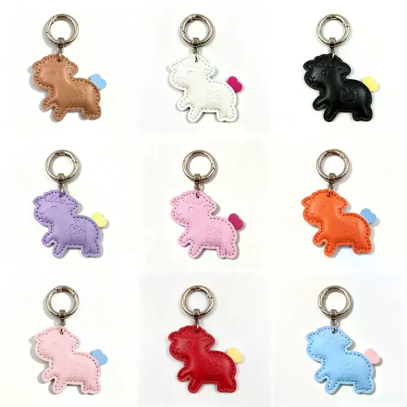 /HTF/Pendant With Spring Buckle Pu Leather Bag Charms For Girls Handbags Backpack Decor Accessories Trendy Gift Sheep