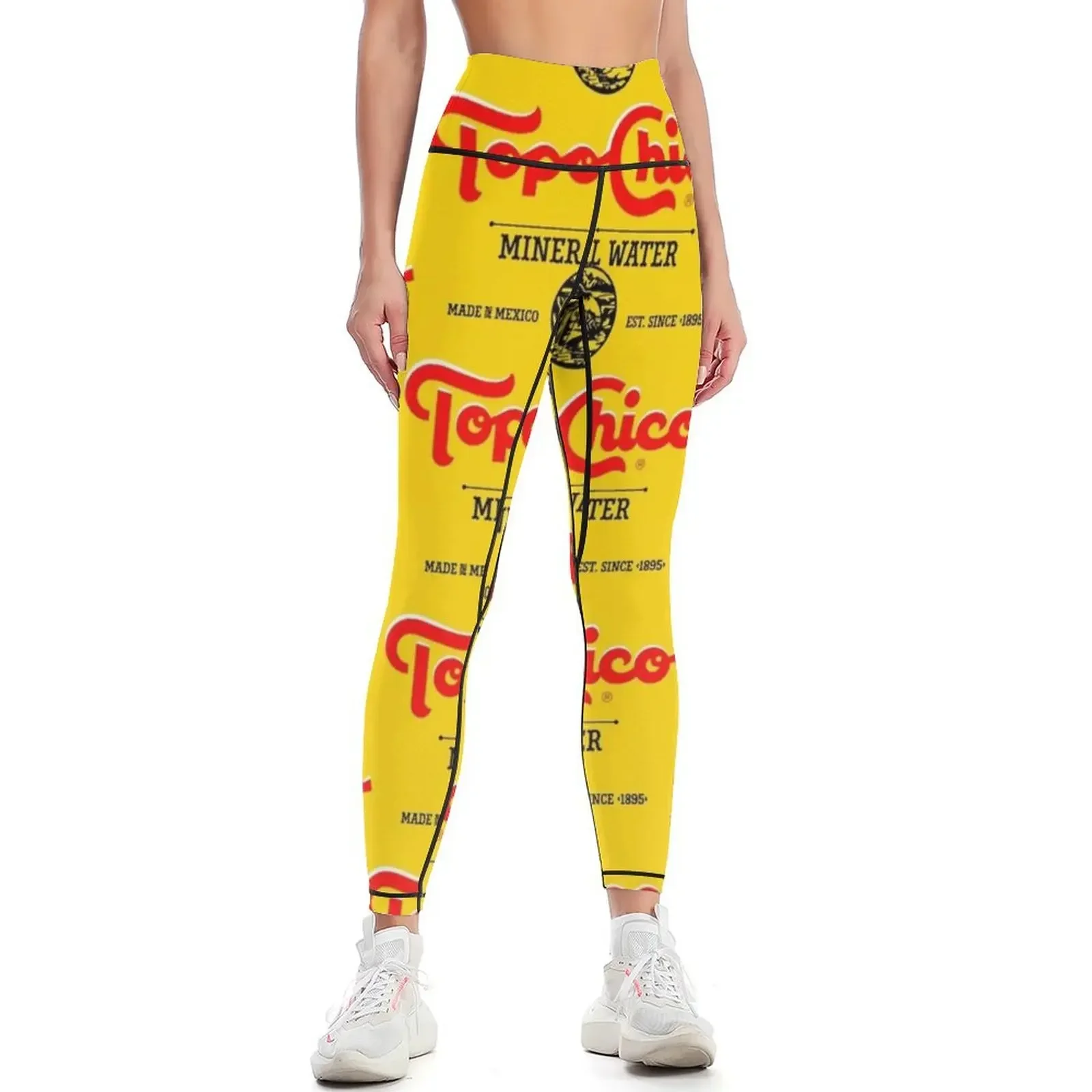 

Topo Chico Label Design Leggings Clothing fitness Jogger pants for fitness sports for Womens Leggings