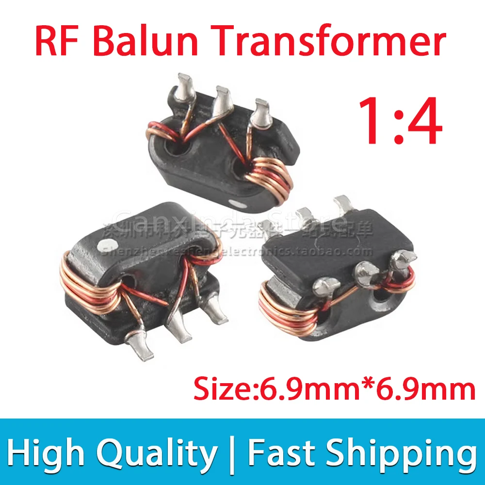 

2/5/10pcs SMD B5F Type 1:4 RF Radio Frequency Signal Balun Tranformer Balance Unbalance Balanced Unbalanced Surface Mount SBT306