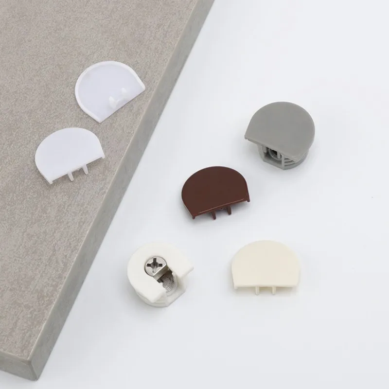 Composto laminado Bracket Dust-Proof Cover, Acessórios Decoração Móveis, Board Bracket Cover, 2 em 1, 3 em 1, 10Pcs