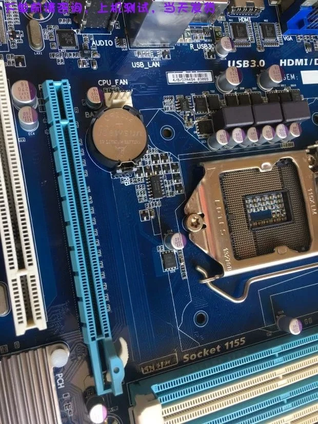 FOR GA-B75M-D3H Comes with (built-in USB3) USB3 SATA3 DDR3/1155 Pins/B75 Main Board