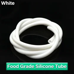 1M Flexibele Siliconen Buis Wit Id 0.5 1 2 4 5 6 7 8 9 10 12 14 18 20 30 50Mm Zachte Siliconen Rubber Slang Food Grade