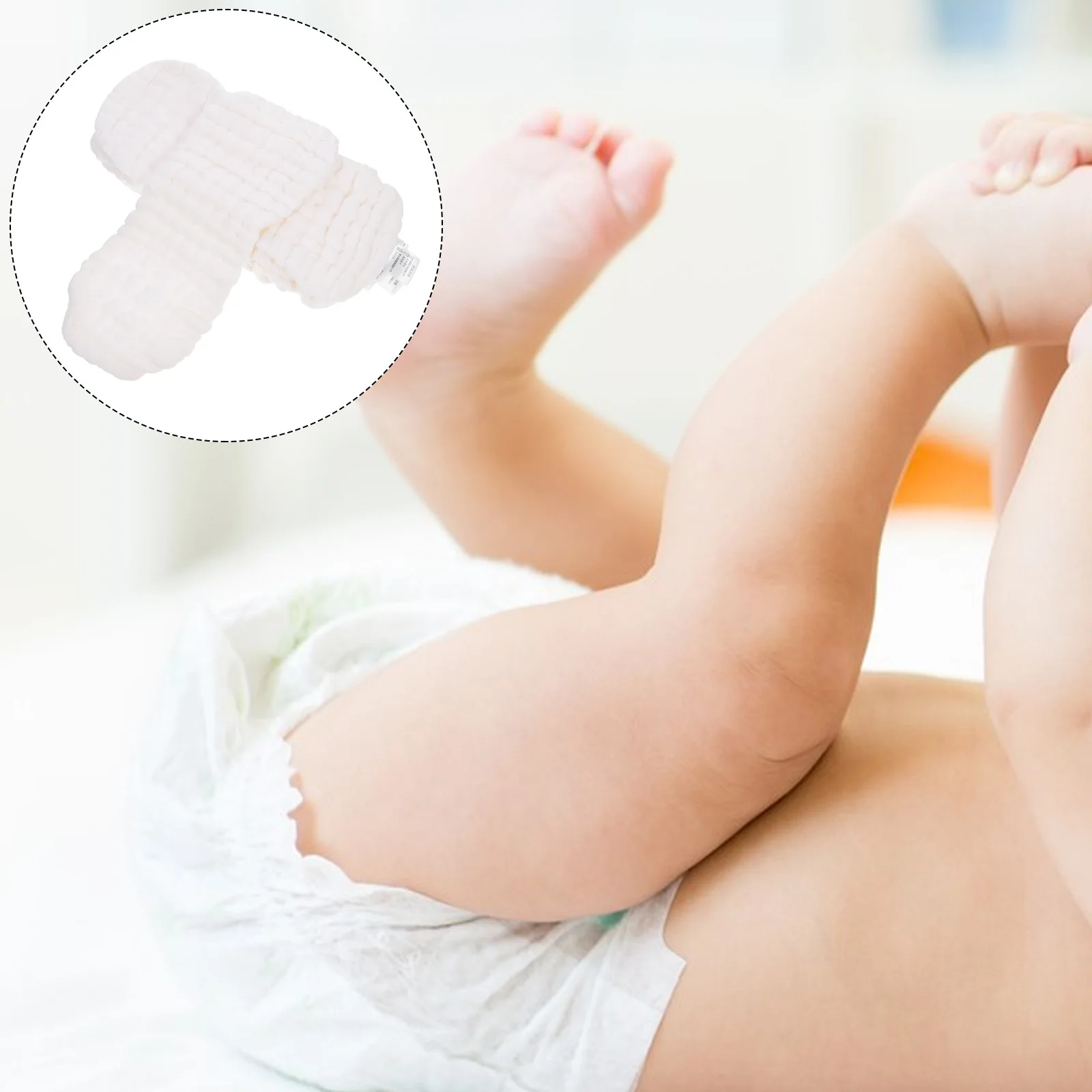 

10Pcs Baby Cloth Diapers Liner Reusable Breathable Cotton Newborn Diaper Inserts Washable Soft Leakproof Infant Diaper Liner