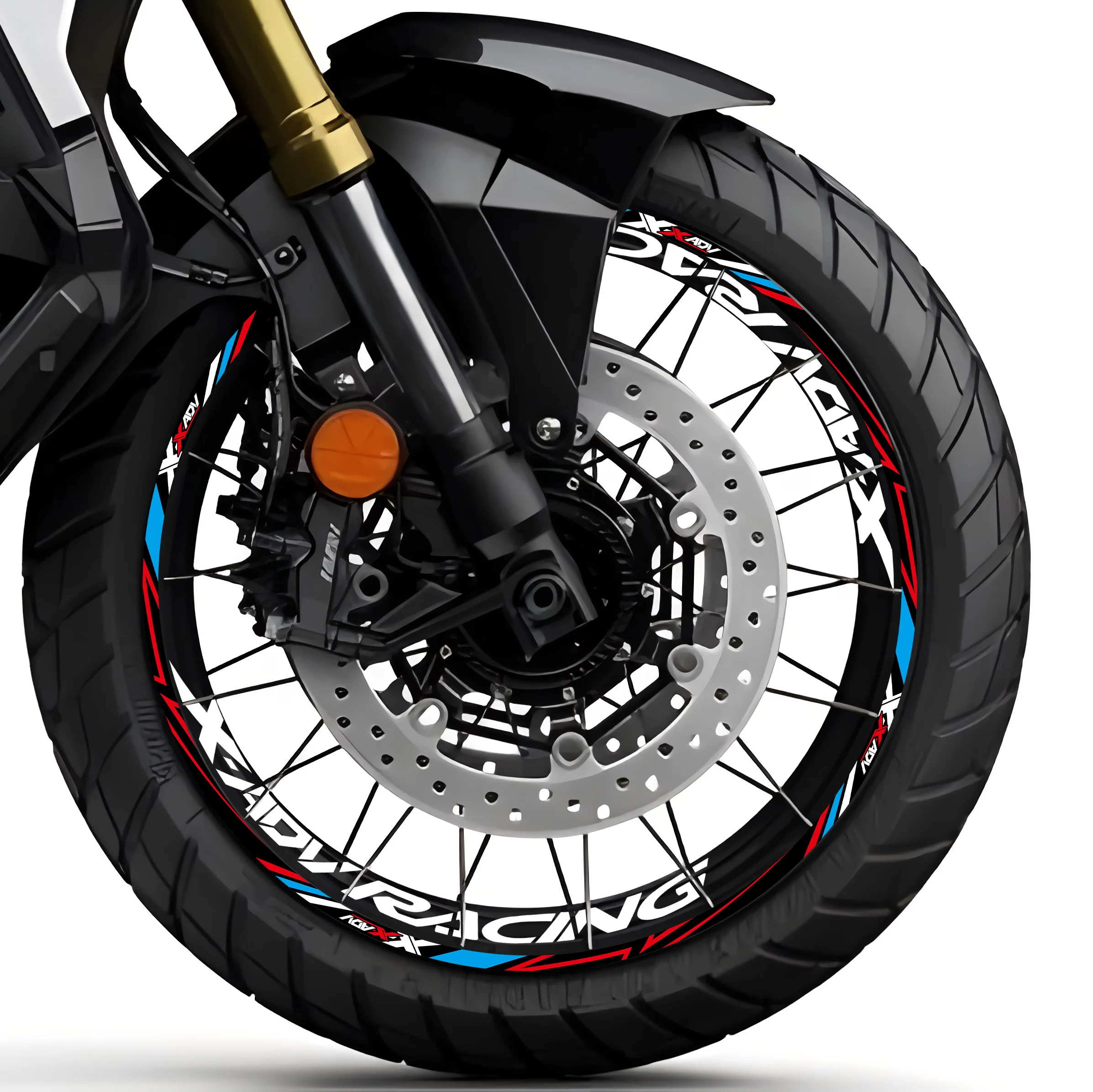 For HONDA X-ADV750 X ADV750 xadv 750 Accessories Reflective Motorcycle Wheel Sticker Hub Inner Decals Rim Stripe Tape