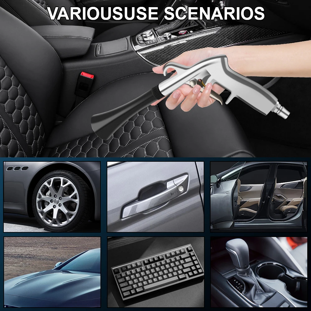 Tornador Air Blow Car Wash Gun 0.4Mpa-10Mpa High Pressure Gun Interior Detailing Cleaning Tools Dust Blowing Dry Cleaning