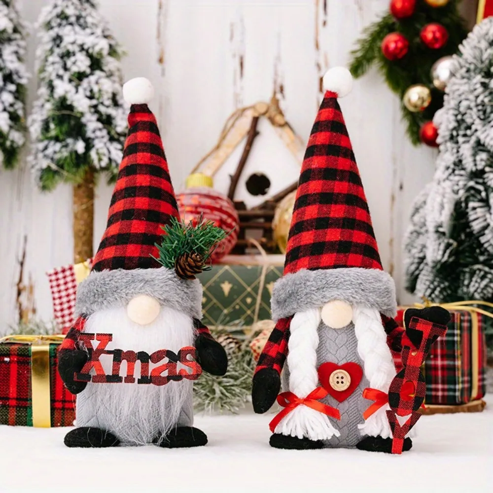 2pcs Home Decor Gnomes, Room, Office,Bedroom＆Living room Decorations,Special Christmas＆Valentine gifts for Man or Women.