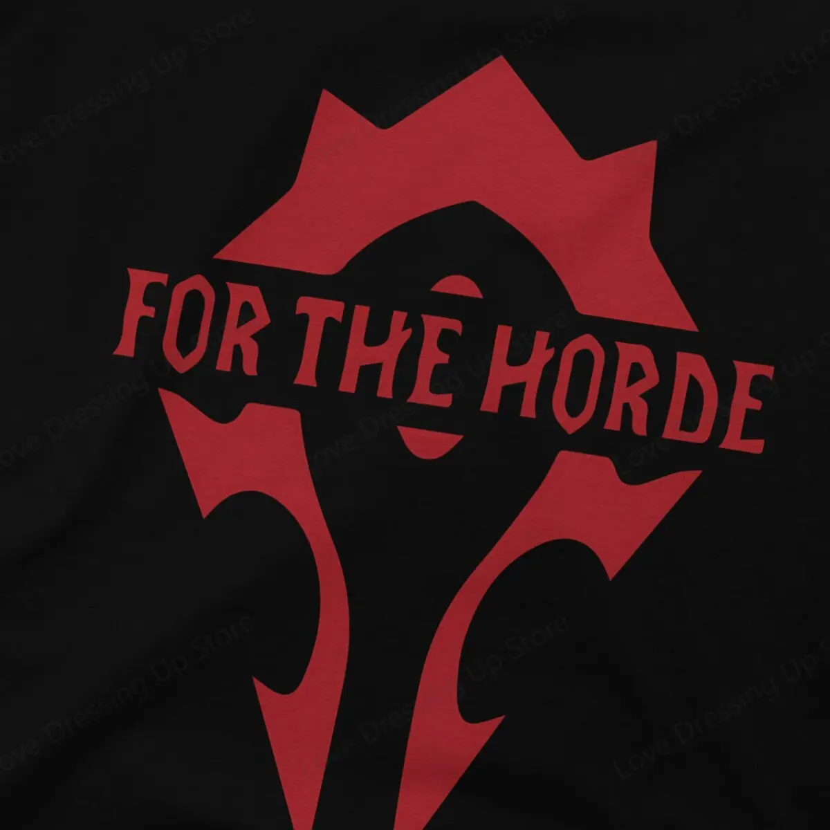 World of Warcraft WOW Game For the Horde القطن الخالص الطباعة الرجال التي شيرت قصيرة الأكمام بلايز محب رائجة البيع القمم #5
