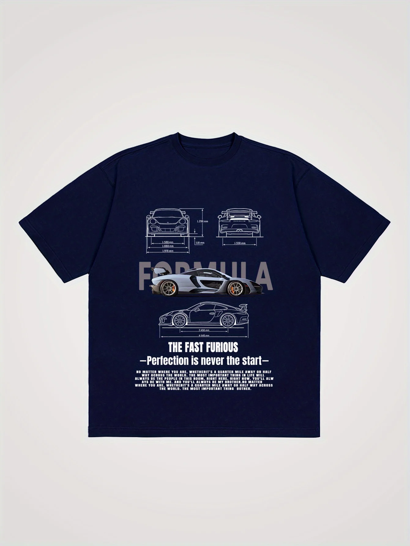 Neues Sommer-Herren-Freizeit-T-Shirt aus 100 % Baumwolle mit Cartoon-Auto-Mustern ist perfekt zum Tragen im Sommer