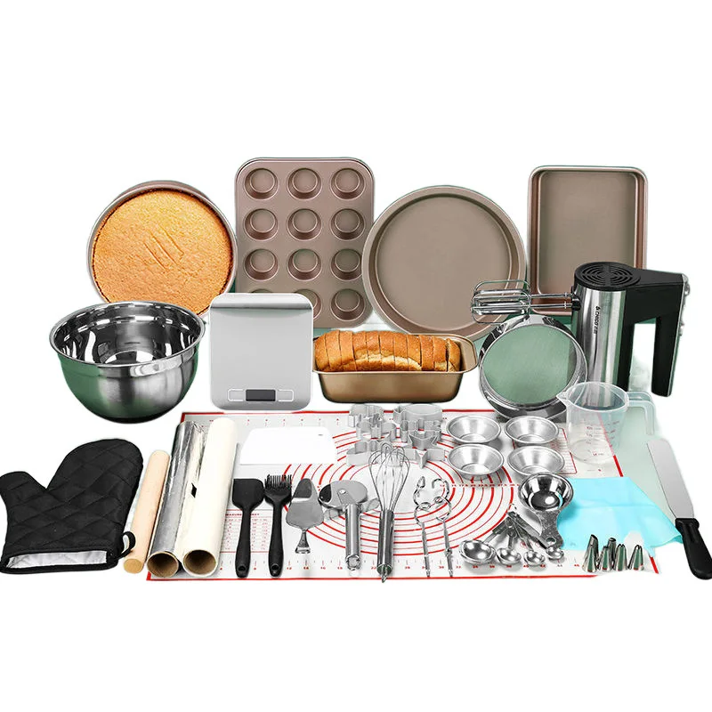 

Cake Mold Baking Tool Set Household Pizza Baking Pan Cookies Bread Small Oven