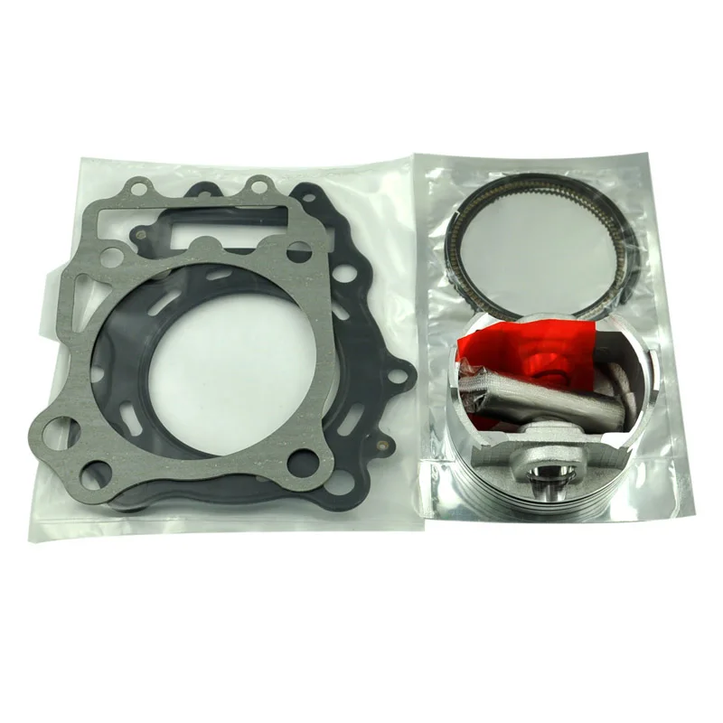 Motorcycle Engine Piston Kit Piston Ring Set Top End Gasket Set for Suzuki Scooter AN400 Skywave Burgman 400 92-06 83mm +50 +100