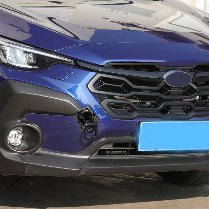 

Для Subaru WRX Crosstrek 22-24: Красный буксировочный крюк из алюминиевого сплава, кольцо для буксировки, накладка на бампер, автомобильные аксессуары